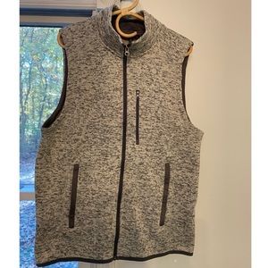 Fleece sweater vest